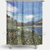 Cortina de Baño Lake view