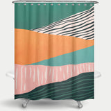 Cortina de Baño Modern irregular Stripes 02