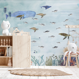 Papel Mural Tortugas