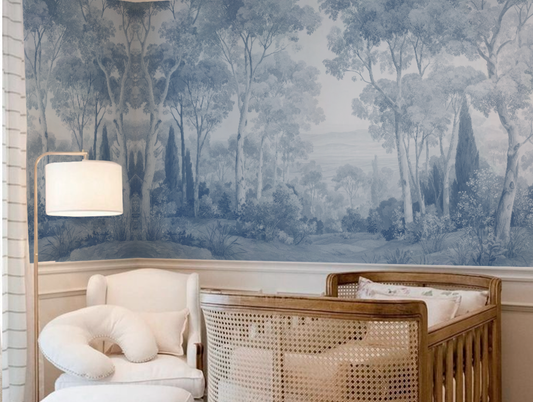 Papel Mural Dosel I Azul