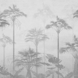Papel Mural Foresta Blanco y Negro