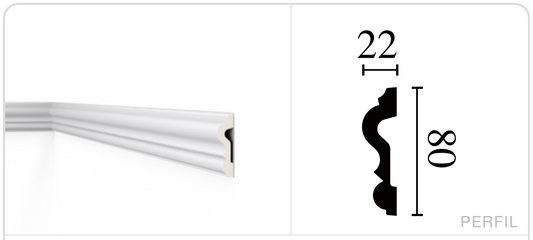 Moldura muro Z13