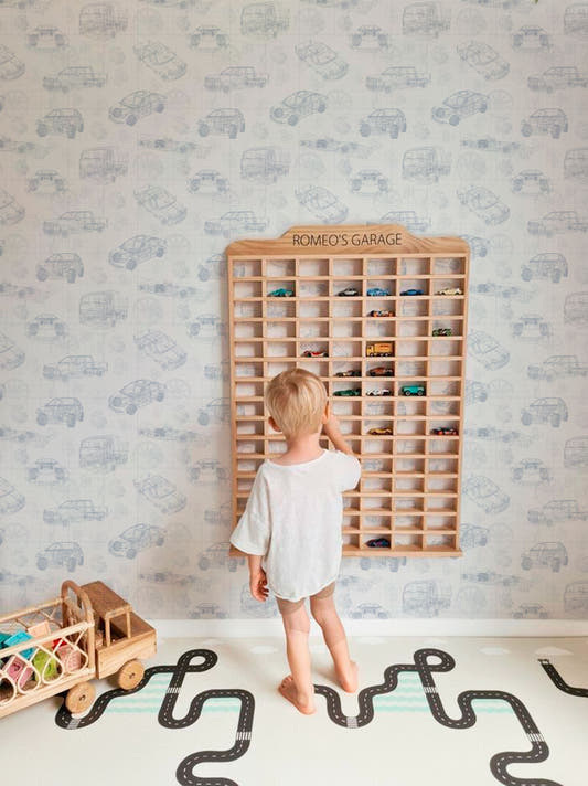 Papel Mural Cars Blue