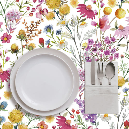Mantel de Hule Colorful Petals
