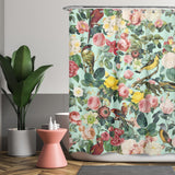 Cortina de Baño Floral and Bird III