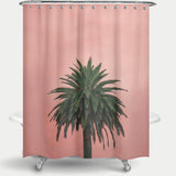 Cortina de Baño Pink Palm