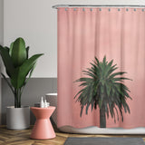 Cortina de Baño Pink Palm