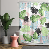Cortina de Baño Tropical Foliage