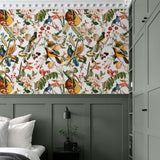 Papel Mural Floral and Birds XXXII