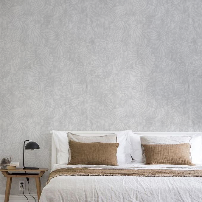 Papel Mural Safra Gris