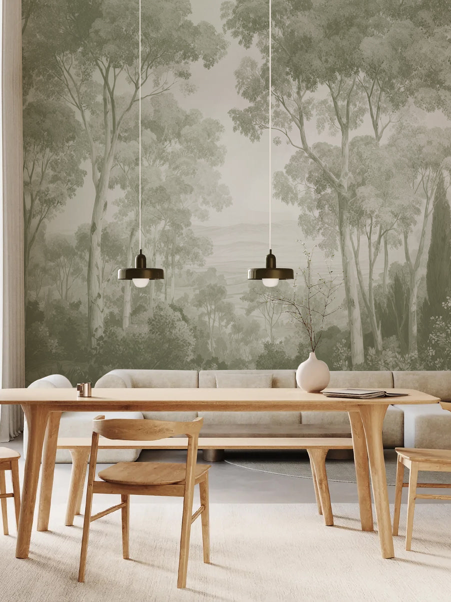 Papel Mural Dosel I Verde