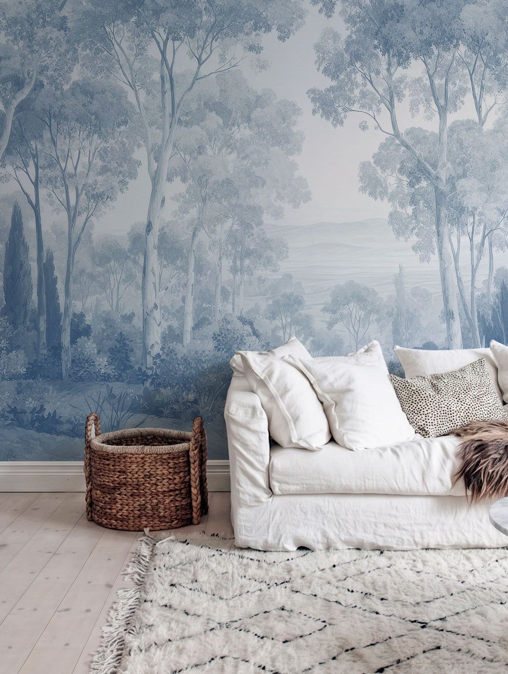 Papel Mural Dosel I Azul