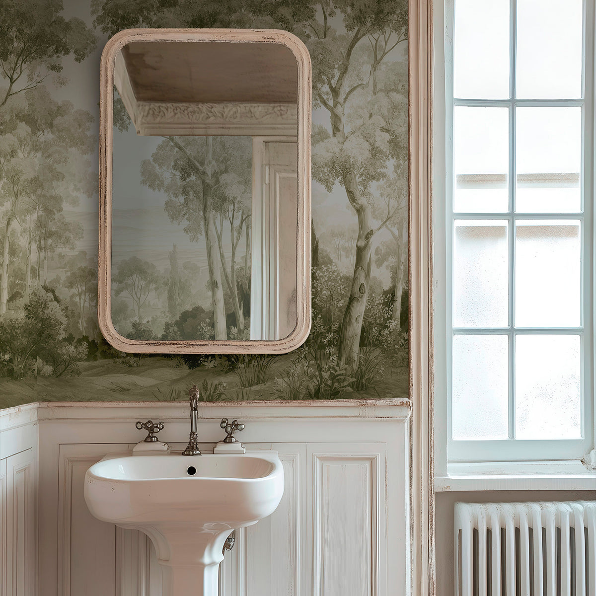 Papel Mural Dosel I Verde