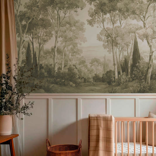 Papel Mural Dosel I Verde