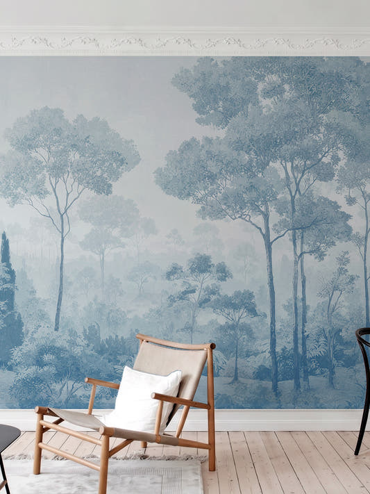 Papel Mural Dosel II Azul