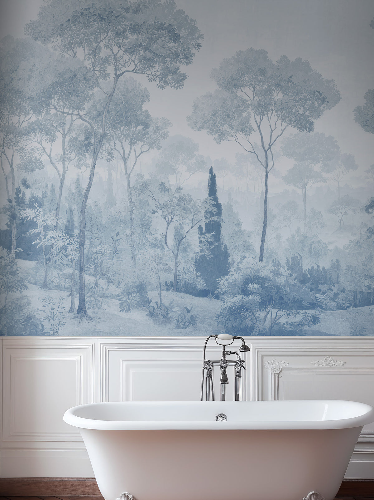 Papel Mural Dosel II Azul