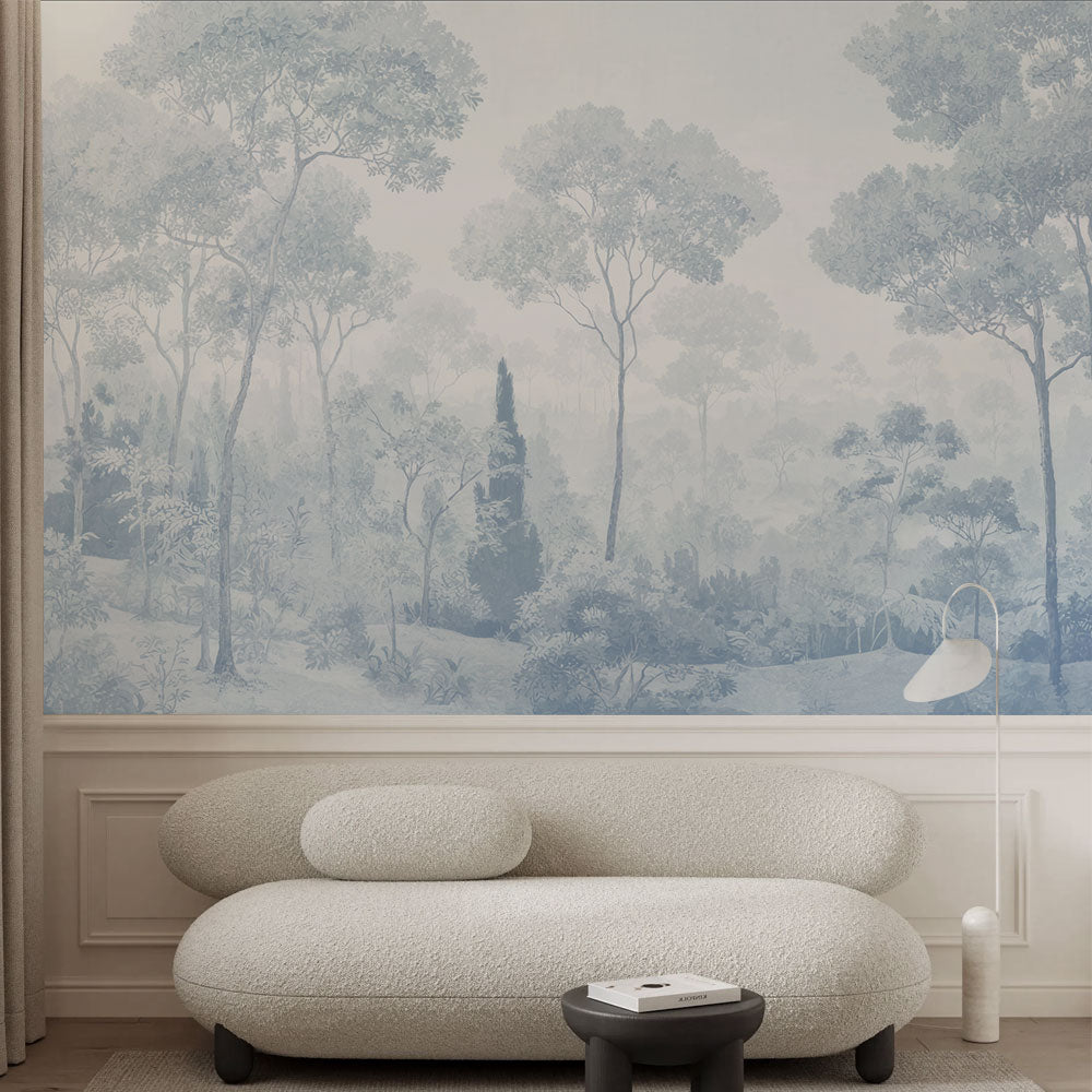 Papel Mural Dosel II Azul