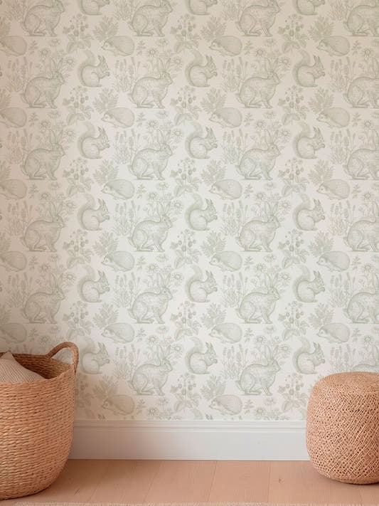 Papel Mural Dulce Bosque Pistacho