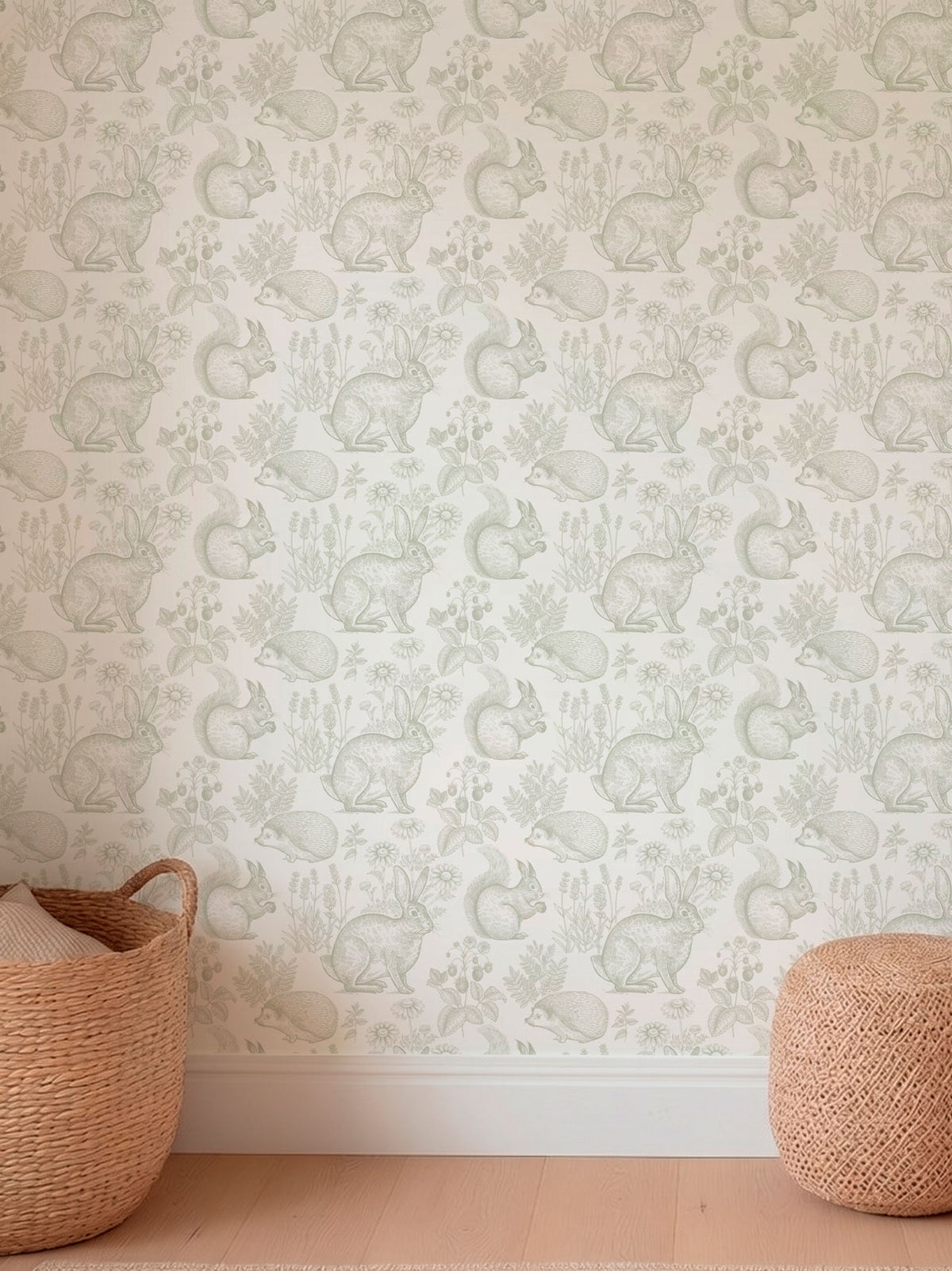 Papel Mural Dulce Bosque Pistacho