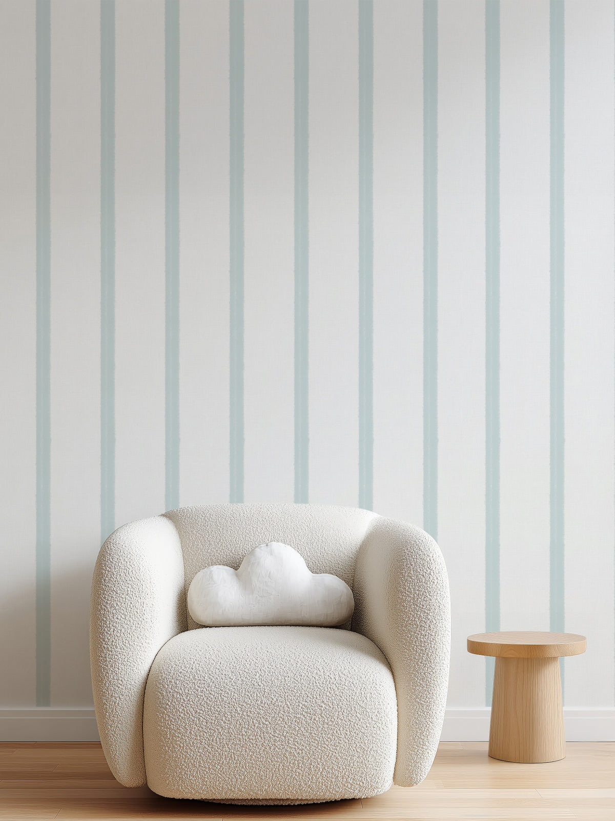 Papel Mural Emily Light Blue