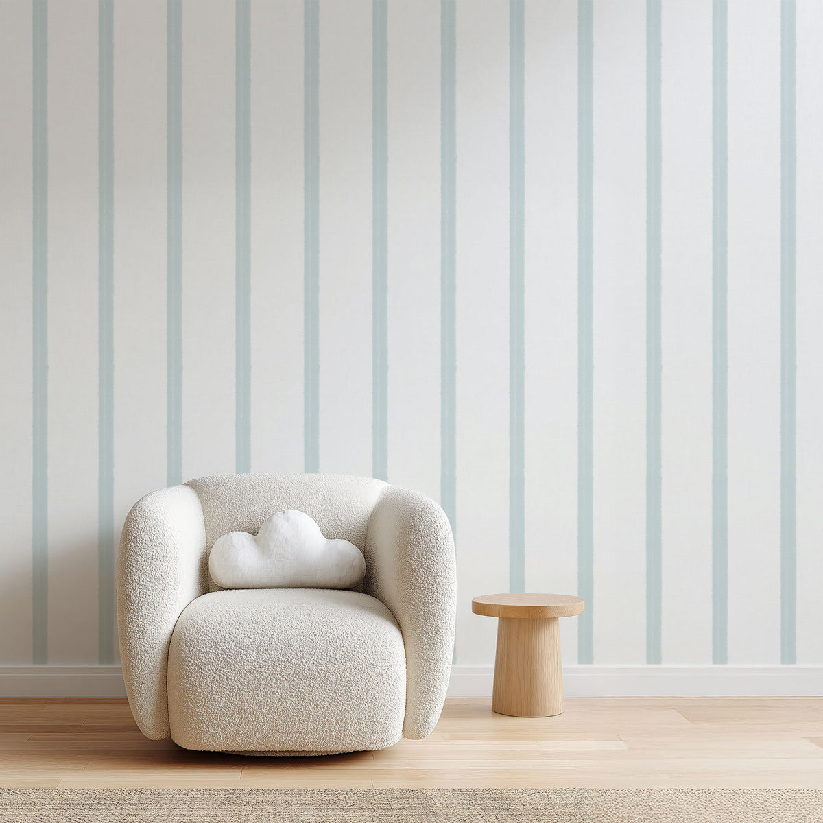 Papel Mural Emily Light Blue