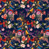 Papel Mural FLORAL AND BIRDS XII