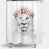 Cortina de baño Festival Lion