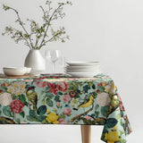 Mantel de Hule Floral and Bird III