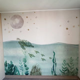 Papel Mural Bajo el mar y las estrellas