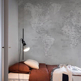 Papel Mural Mapa B&N