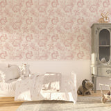 Papel Mural Dulce Bosque Rosado