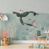 Papel Mural Whale Tales