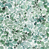 Mantel de Hule Leaffy Eucalyptus Green