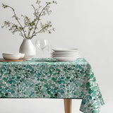 Mantel de Hule Leaffy Eucalyptus Green