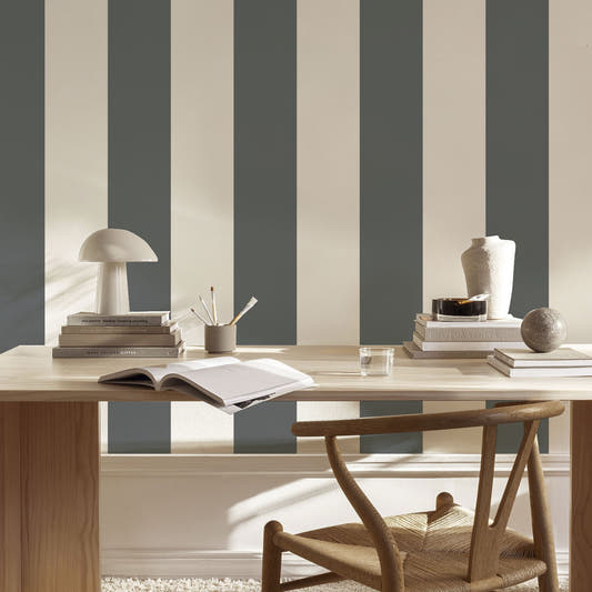 Papel Mural Line Web Gray