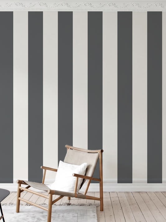 Papel Mural Line Web Gray