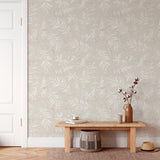 Papel Mural Moroccon Leaves Beige