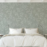 Papel mural Branche Verte