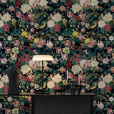 Papel Mural Pattern Floral and Bird IV
