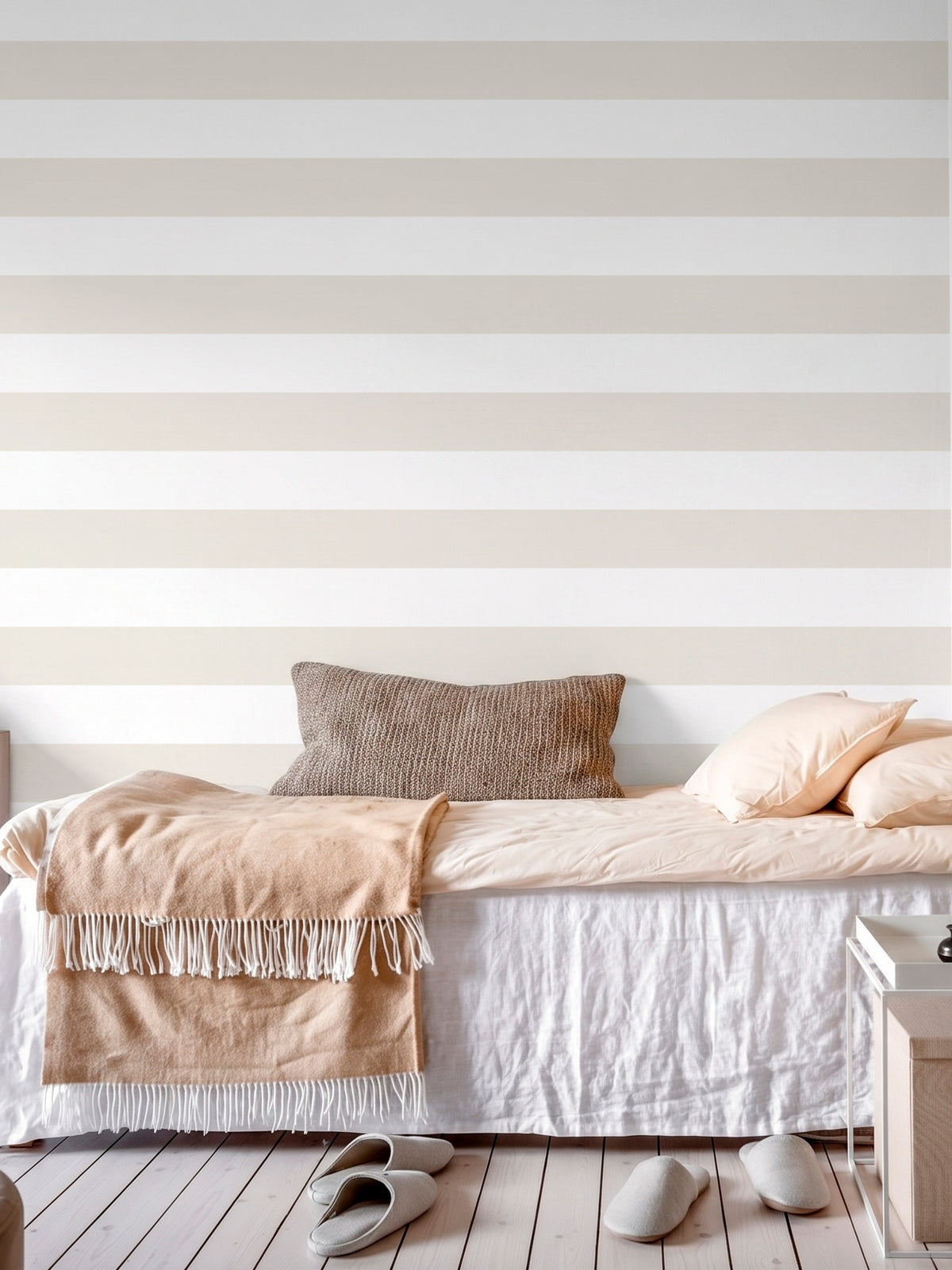 Papel Mural Sage Beige Horizontal