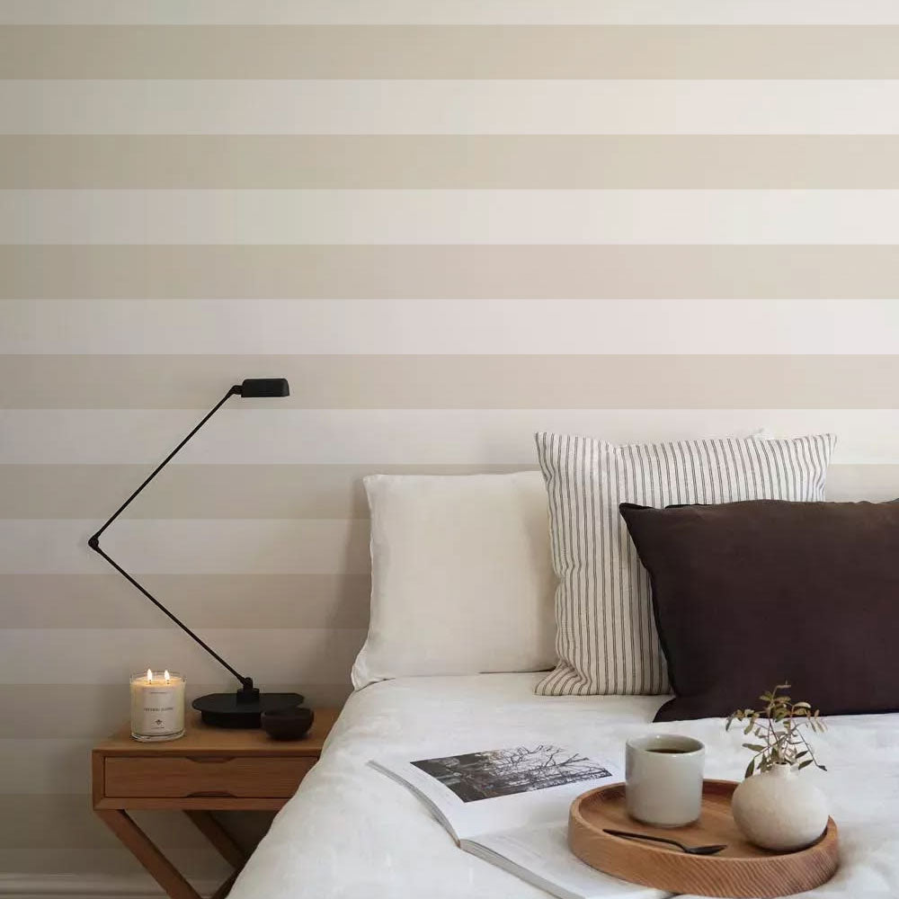 Papel Mural Sage Beige Horizontal