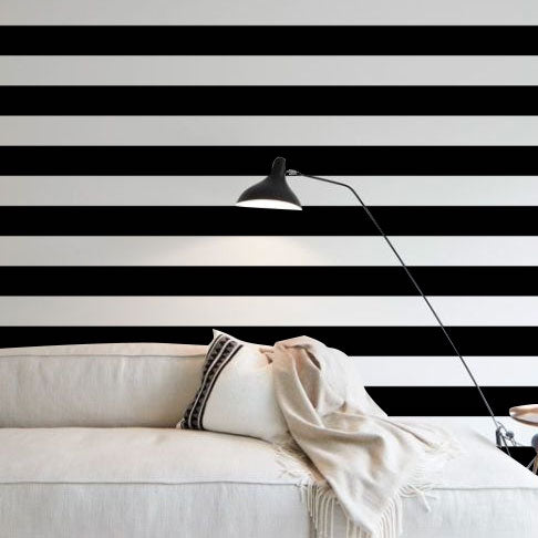 Papel Mural Sage Black Horizontal