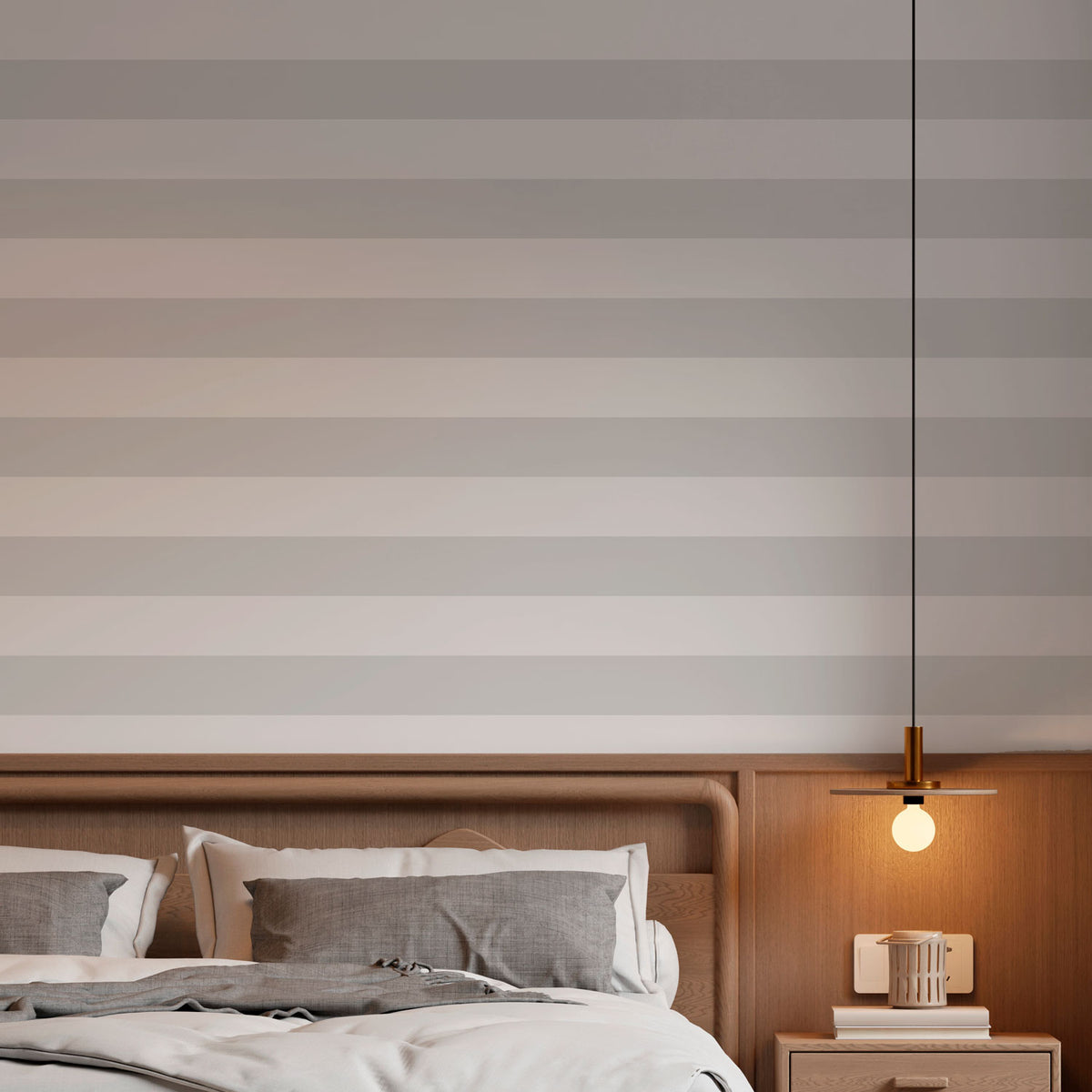 Papel Mural Sage Cool Gray Horizontal