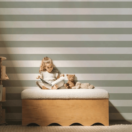 Papel Mural Sage Green Horizontal