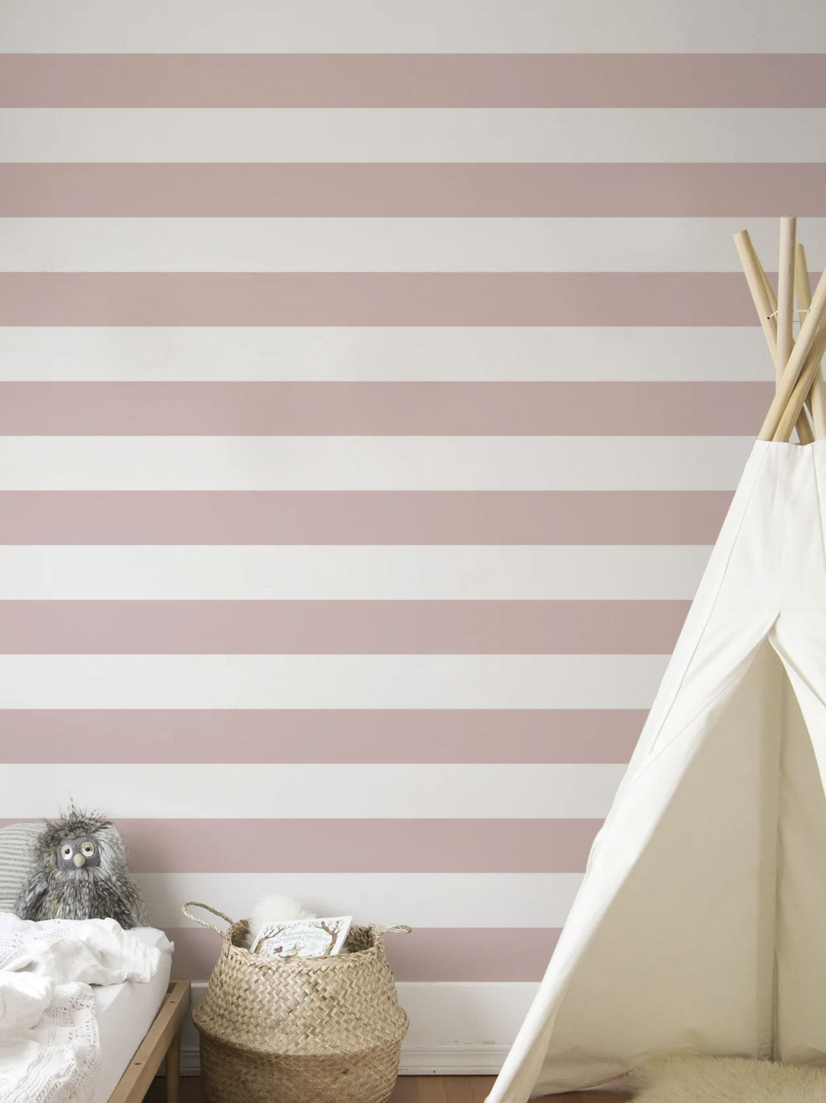 Papel Mural Sage Pink Horizontal