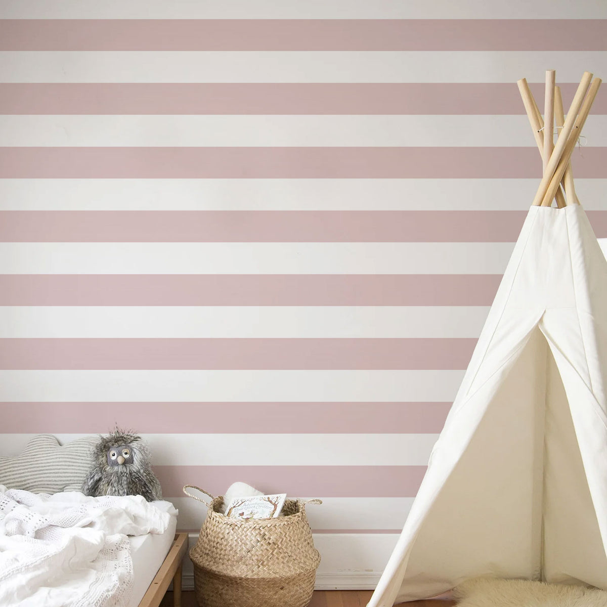 Papel Mural Sage Pink Horizontal