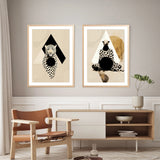 Set de Cuadros Minimal Leopard