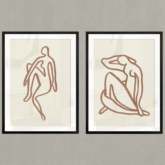 Set de Cuadros Human Shapes