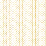 Papel Mural Lineas Chevron Gold