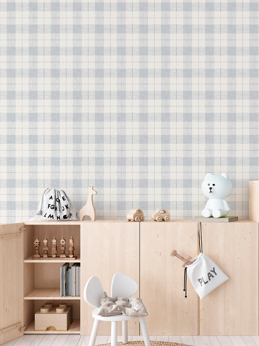 Papel Mural Square Blue